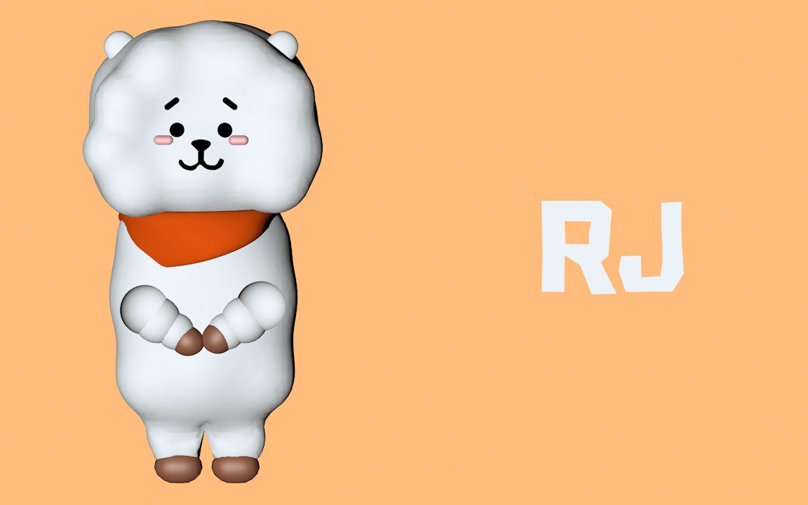 c4d之bt21 rj 建模