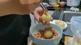 简单吃个面筋塞肉