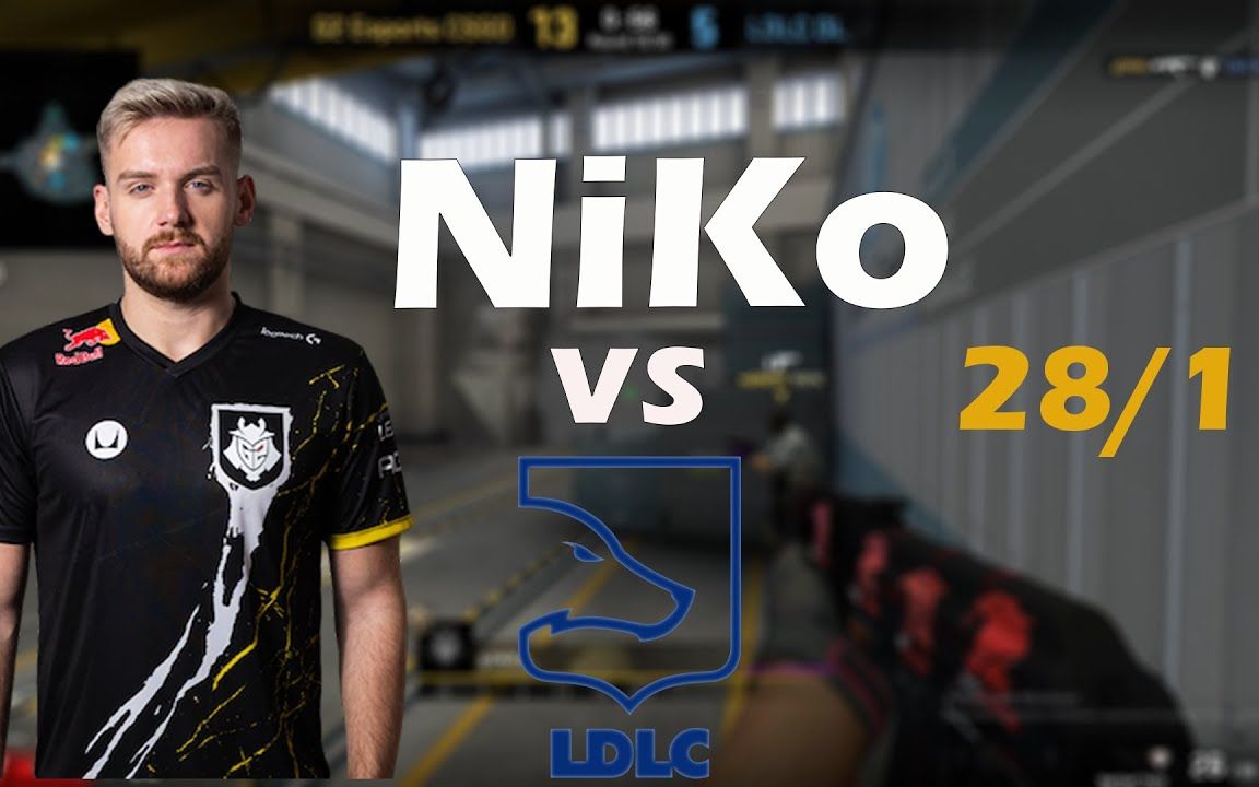 【csgo】pov g2 niko (28/11) vs ldlc (de_nuke) @blast.