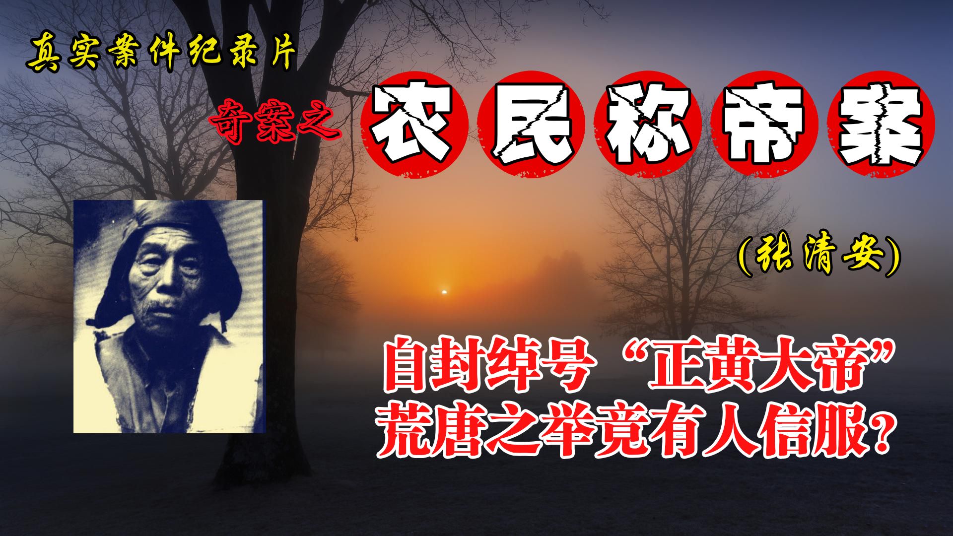 四川"头号悍匪"张清安:自封正黄大帝,竟邀蒋某人商讨大计?