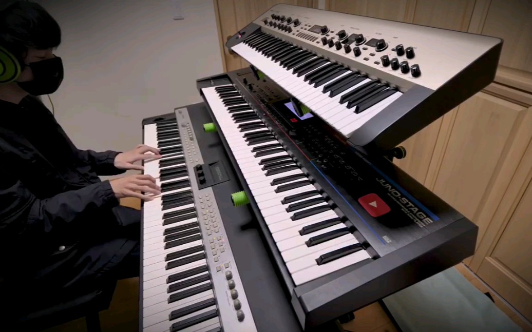 乐团乐队键盘手演奏伴奏教学示范(jazz fusion融合爵士风格)