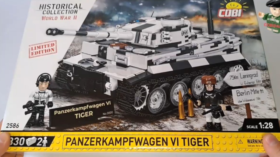 【转载】cobi积木 2586 新版虎式坦克 雪地迷彩