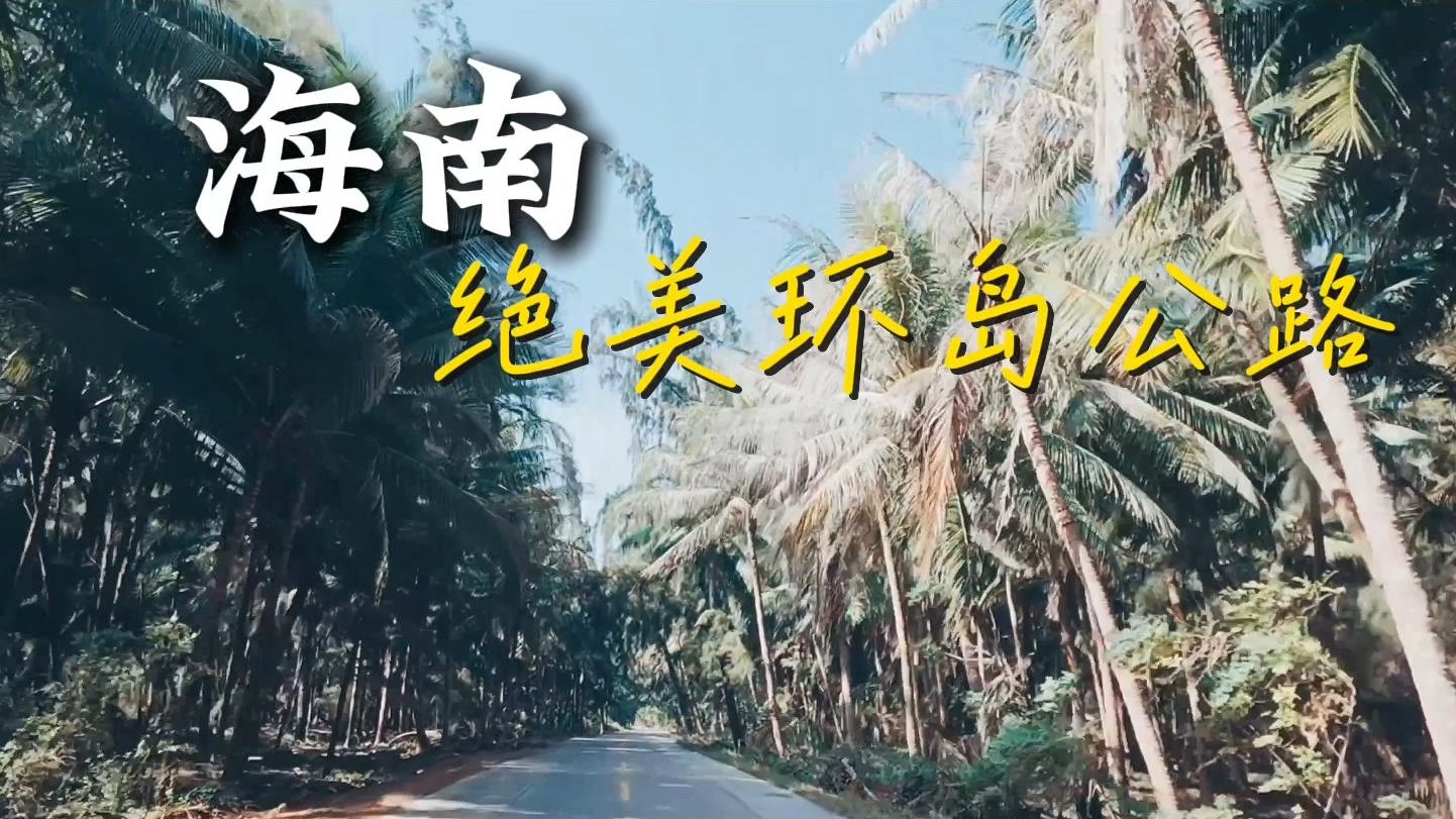 海南绝美环岛旅游公路(全程)下哔哩哔哩bilibili