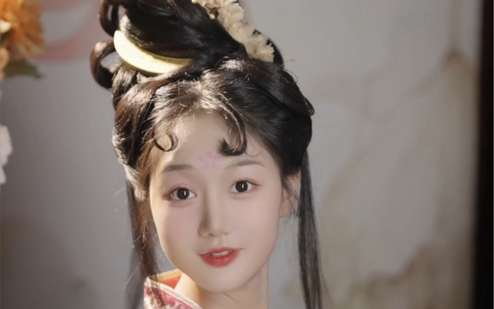 梅花妆的由来你们知道吗?可爱寿阳公主来啦_哔哩哔哩_bilibili