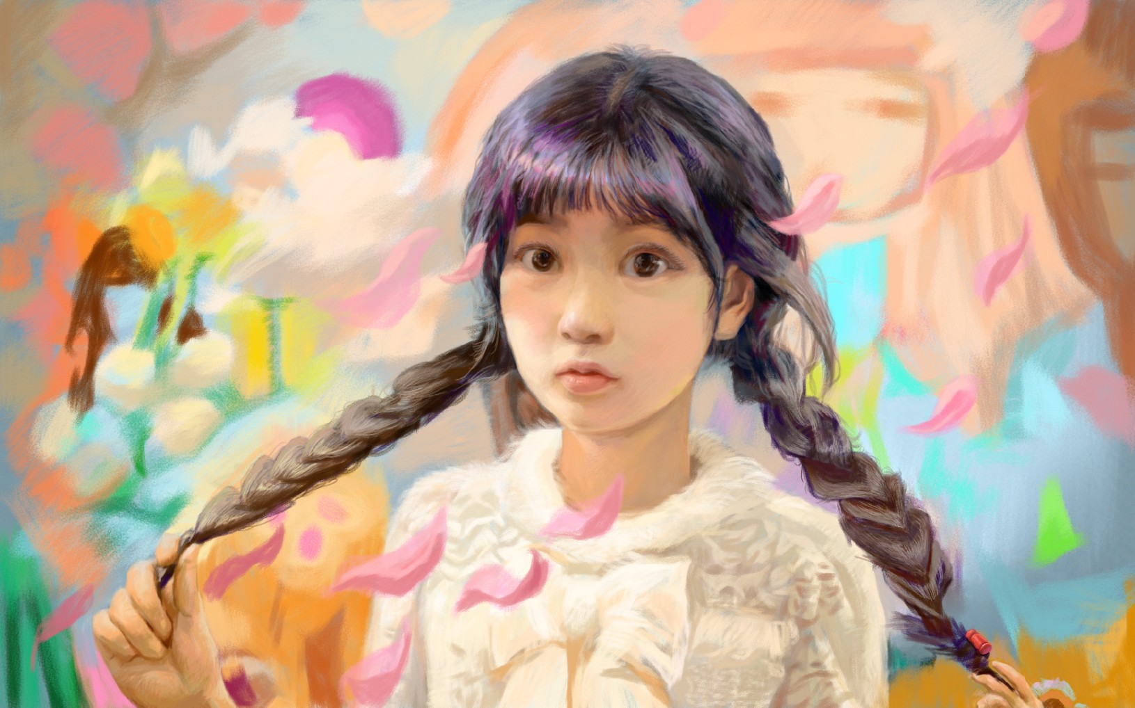 【板绘】震惊一个绘画博主梦见自己有一百万粉丝,同时看到了自己梦中