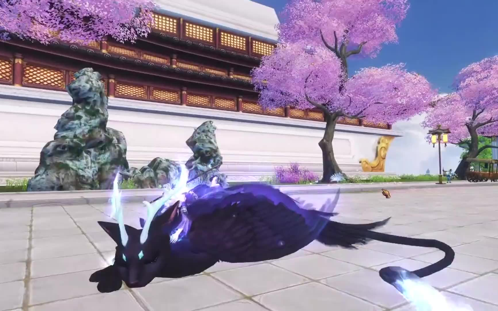 天下3在禁飞区给自己加戏的坐骑