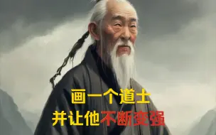 Descargar video: 让AI画一个道士，然后让他不断变强，结果……