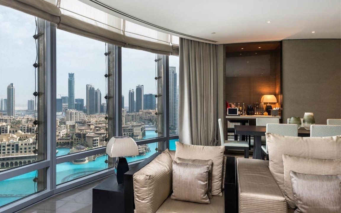 【豪宅欣赏】位于迪拜哈利法塔上的豪华公寓