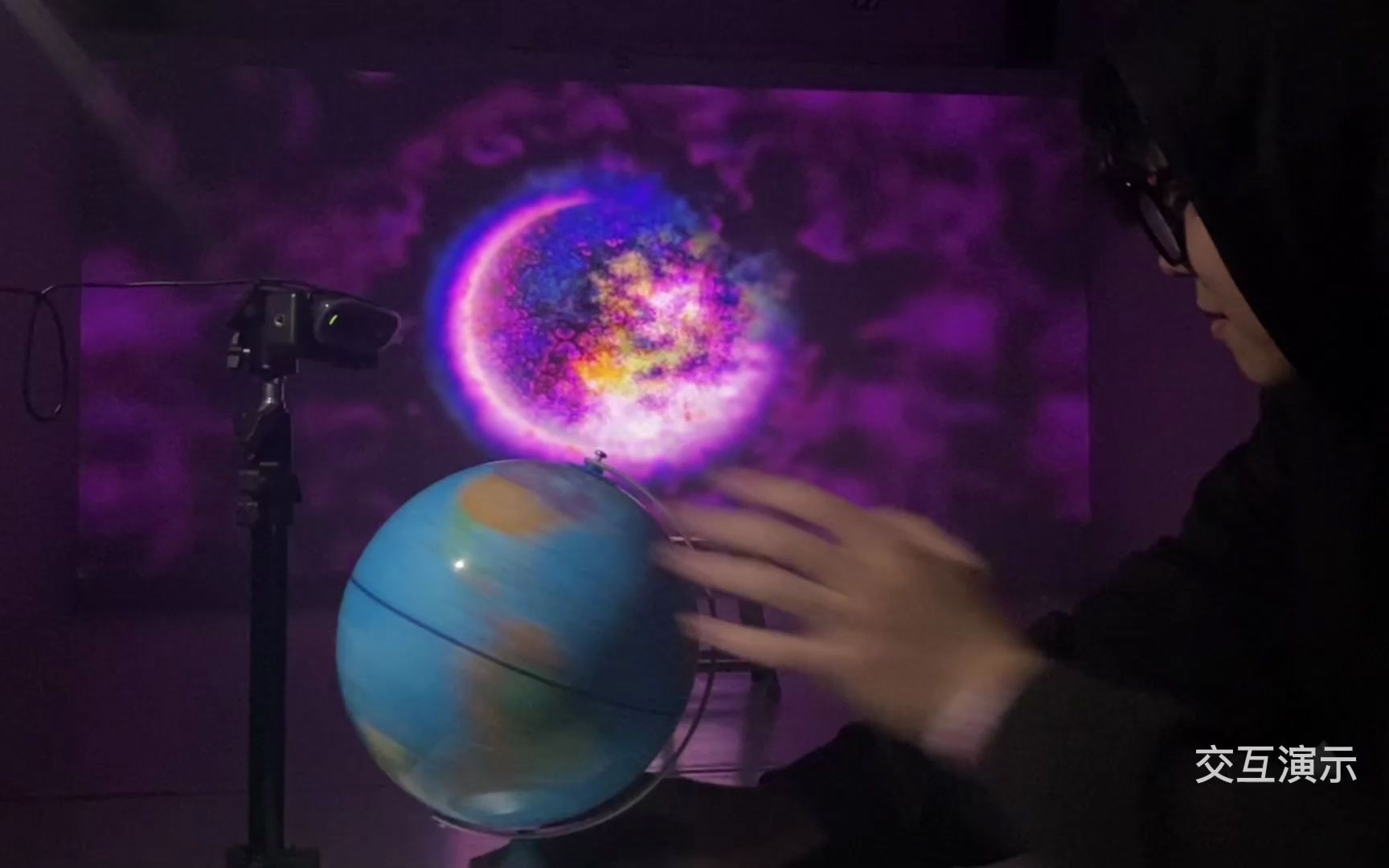 交互音乐可视化投影循环theloop