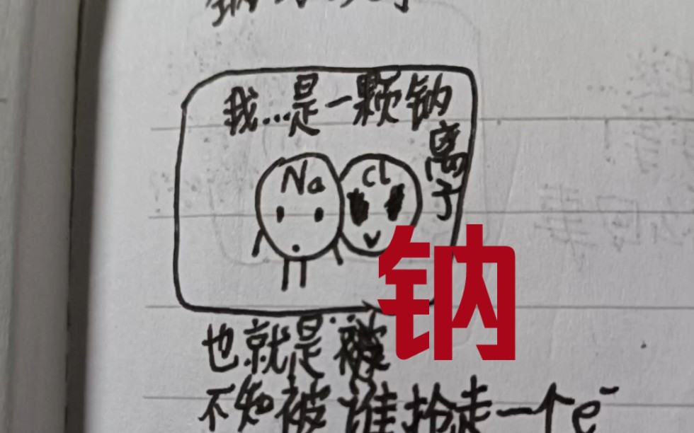 化学小漫画第三期—钠的故事哔哩哔哩bilibili