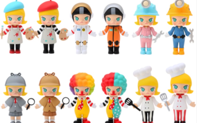 【molly】molly 职业系列整盒 拆盲盒_哔哩哔哩 (゜-゜)つロ 干杯