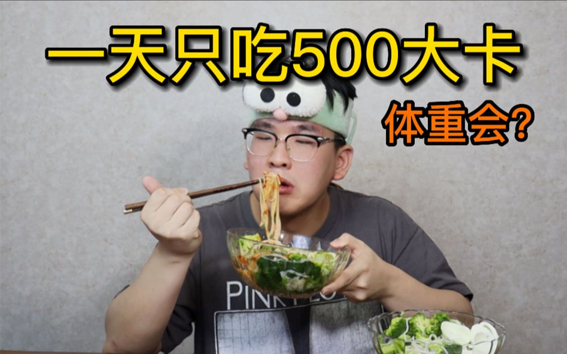 一天只吃500大卡 体重会有什么变化?百日减脂倒计时10天!哔哩哔哩bilibili