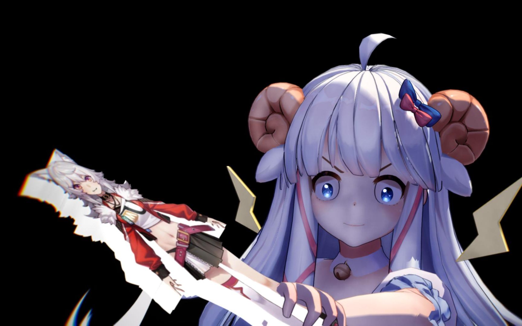 【咩栗&呜米】撒日狼!【mmd】