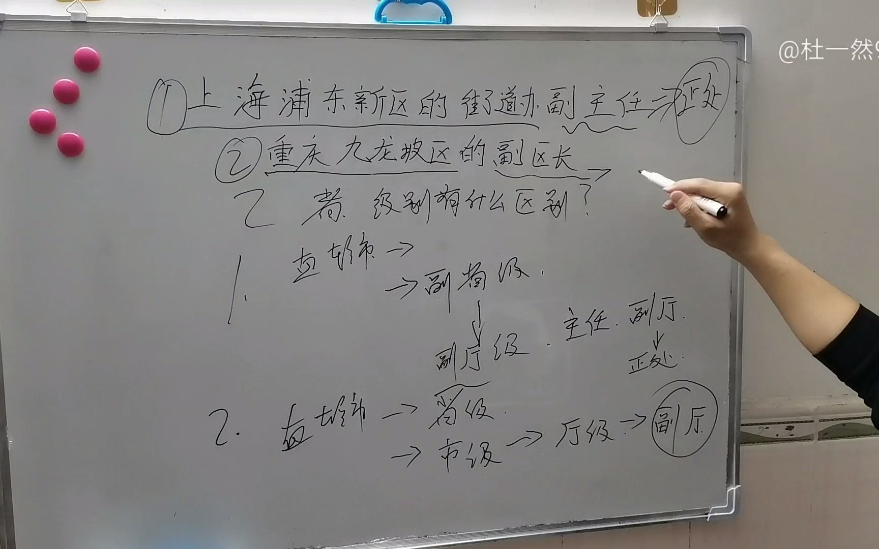 浦东新区的街道办副主任、重庆九龙坡副区长,2者级别有区别吗?哔哩哔哩bilibili