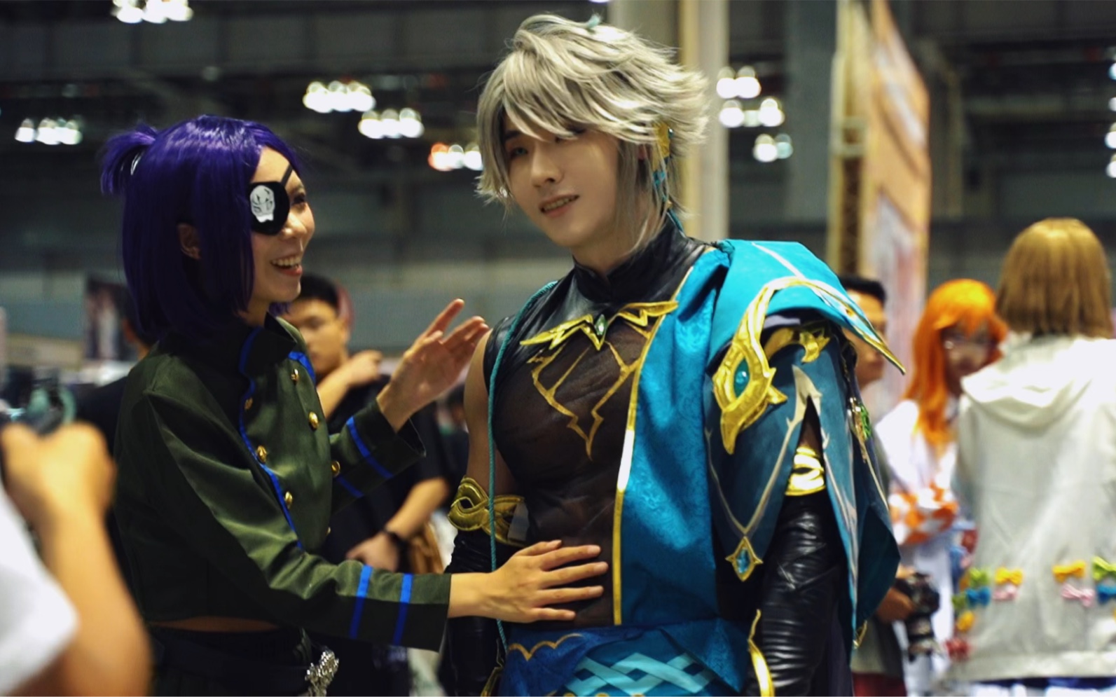 重庆梦乡漫展d1,海森腹肌也包浆啦!