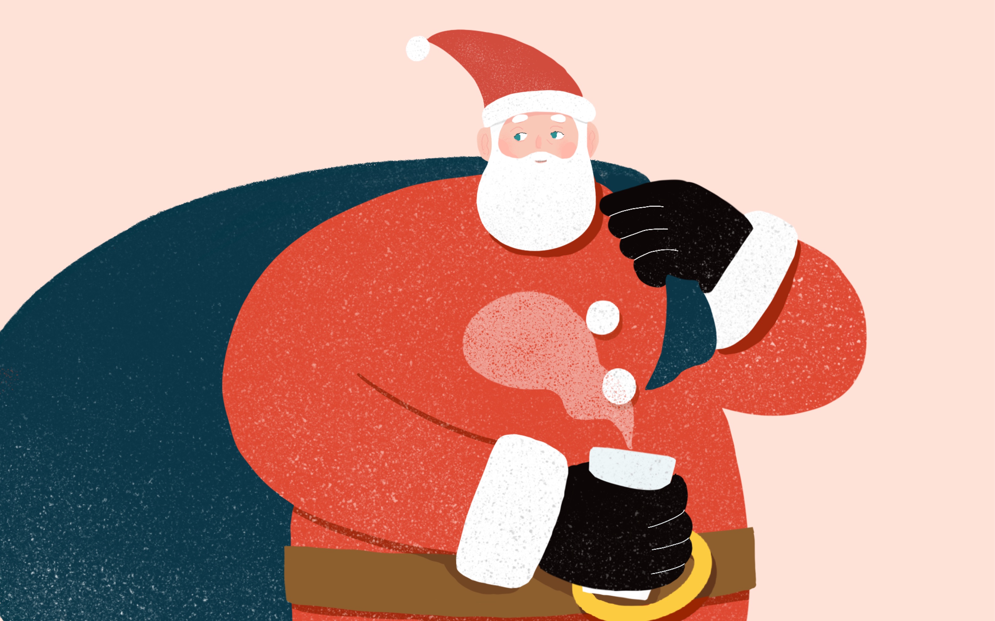 【procreate】圣诞老人插画临摹5/10