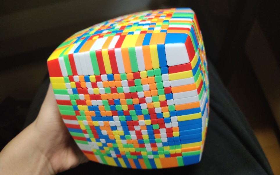 头铁up主 在线打乱19阶魔方