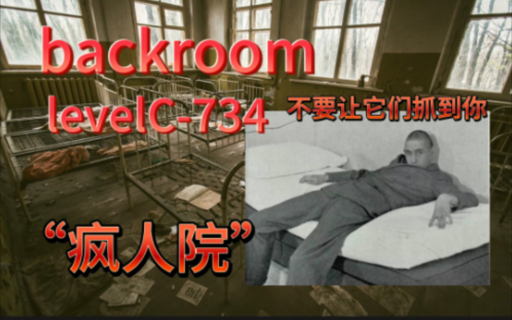 【backroom】levelc-734"疯人院",我不是患者,不要抓走我