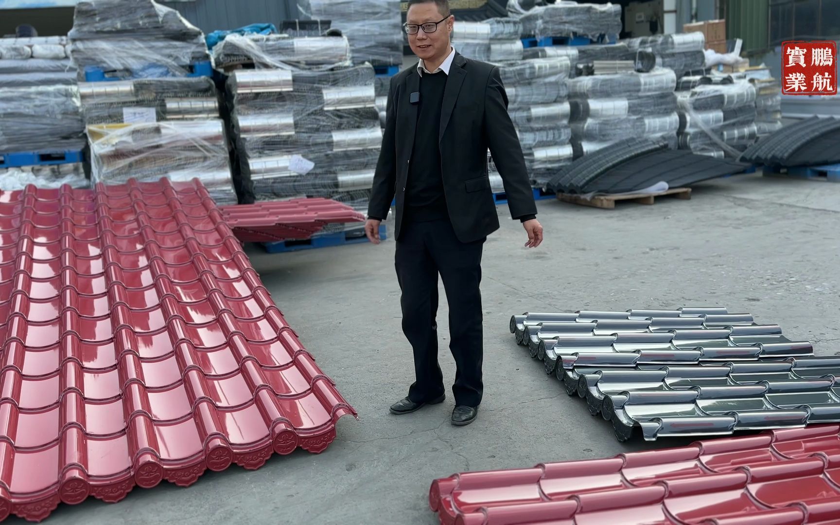 金属竹节瓦的产品介绍 (铝合金屋面瓦_金属铝瓦_仿古金属瓦)