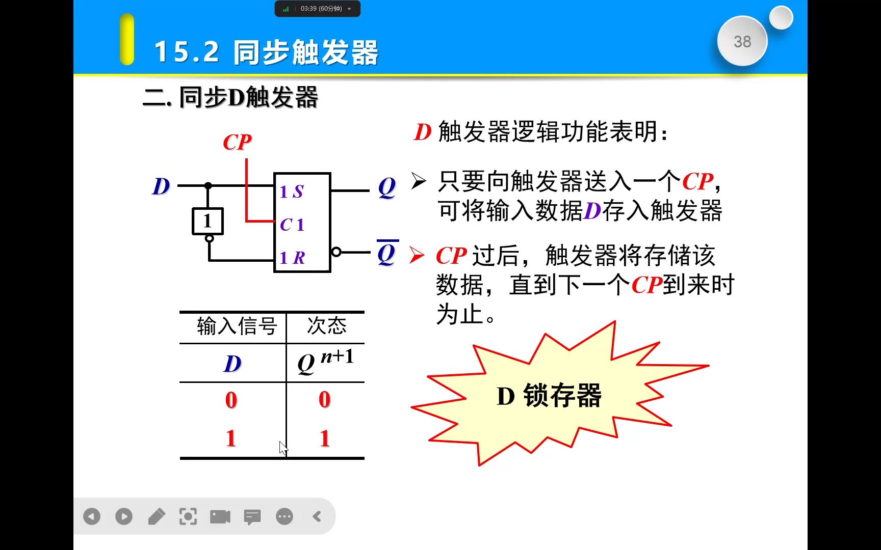 数字逻辑电路D触发器哔哩哔哩bilibili