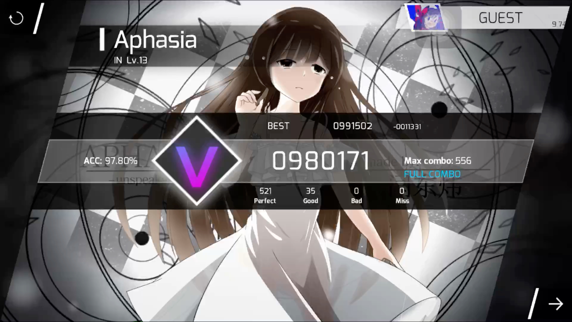 i aphasia 13级全连 (phigros)