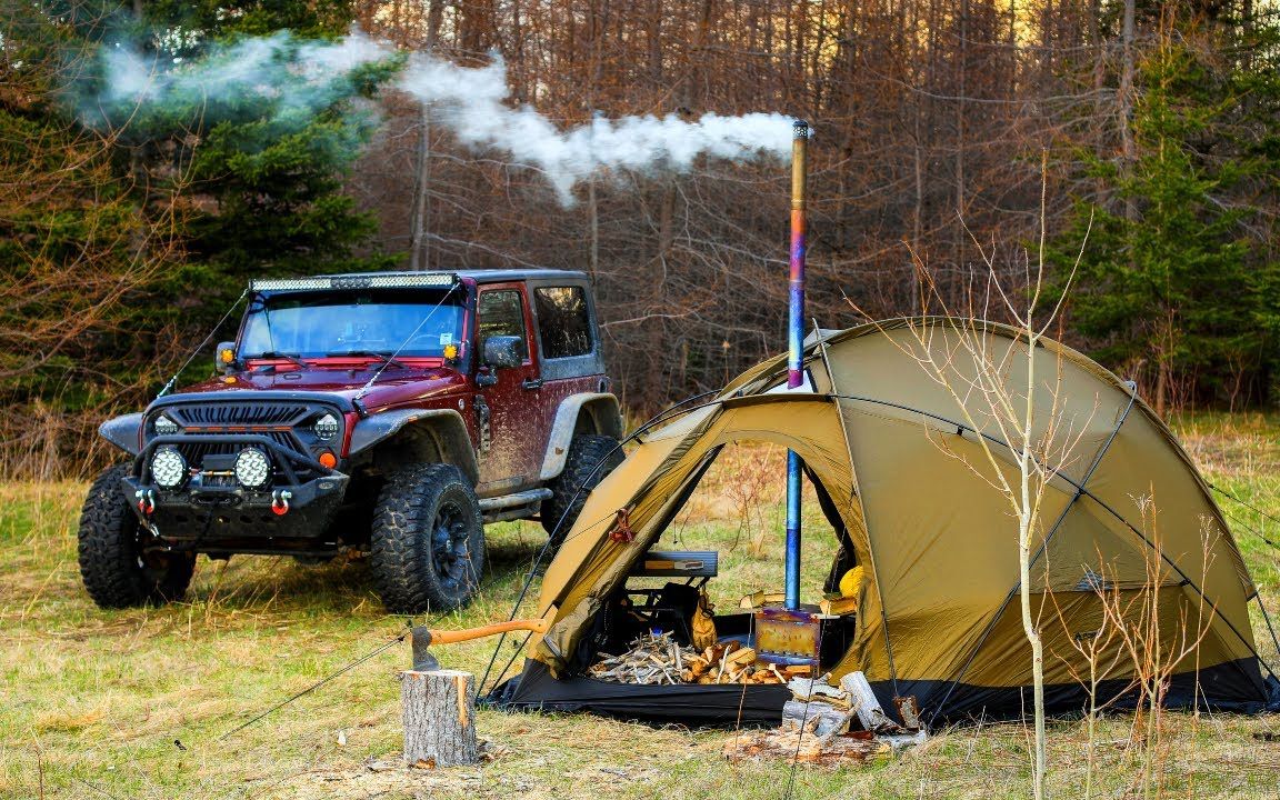 【孤狼露营】吉普车户外过夜