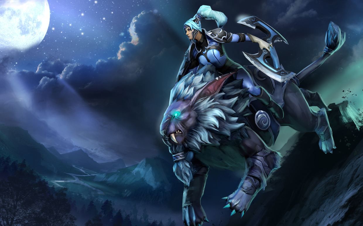 活动作品dota2812小黑屋开黑月之骑士luna