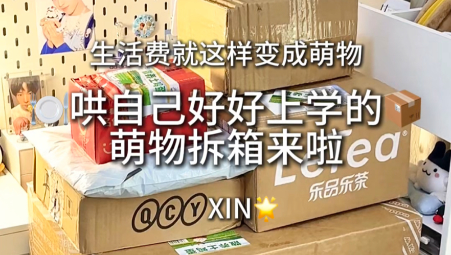 我的生活费怎么长得和快递一样