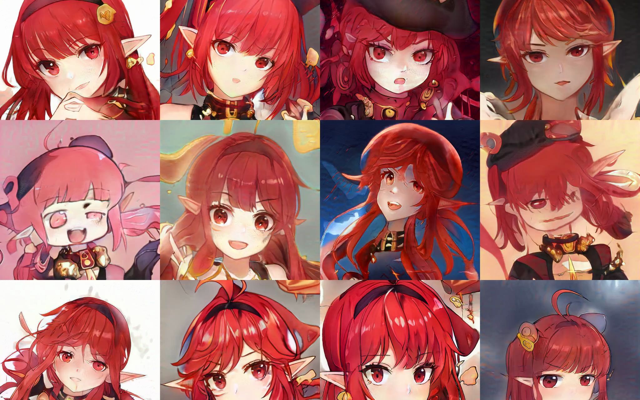 stylegan2生成魔界人头像demo版