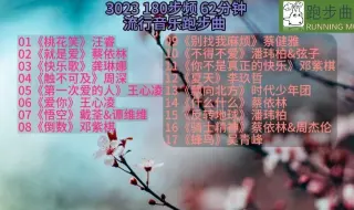 Download Video: 3023 180步频 62分钟 流行音乐跑步曲