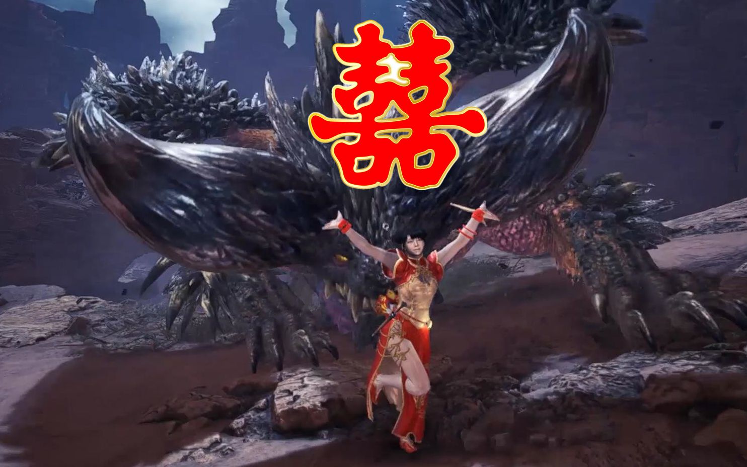 咩咩子与苍蓝星的新婚mv媳妇来临喇叭作响