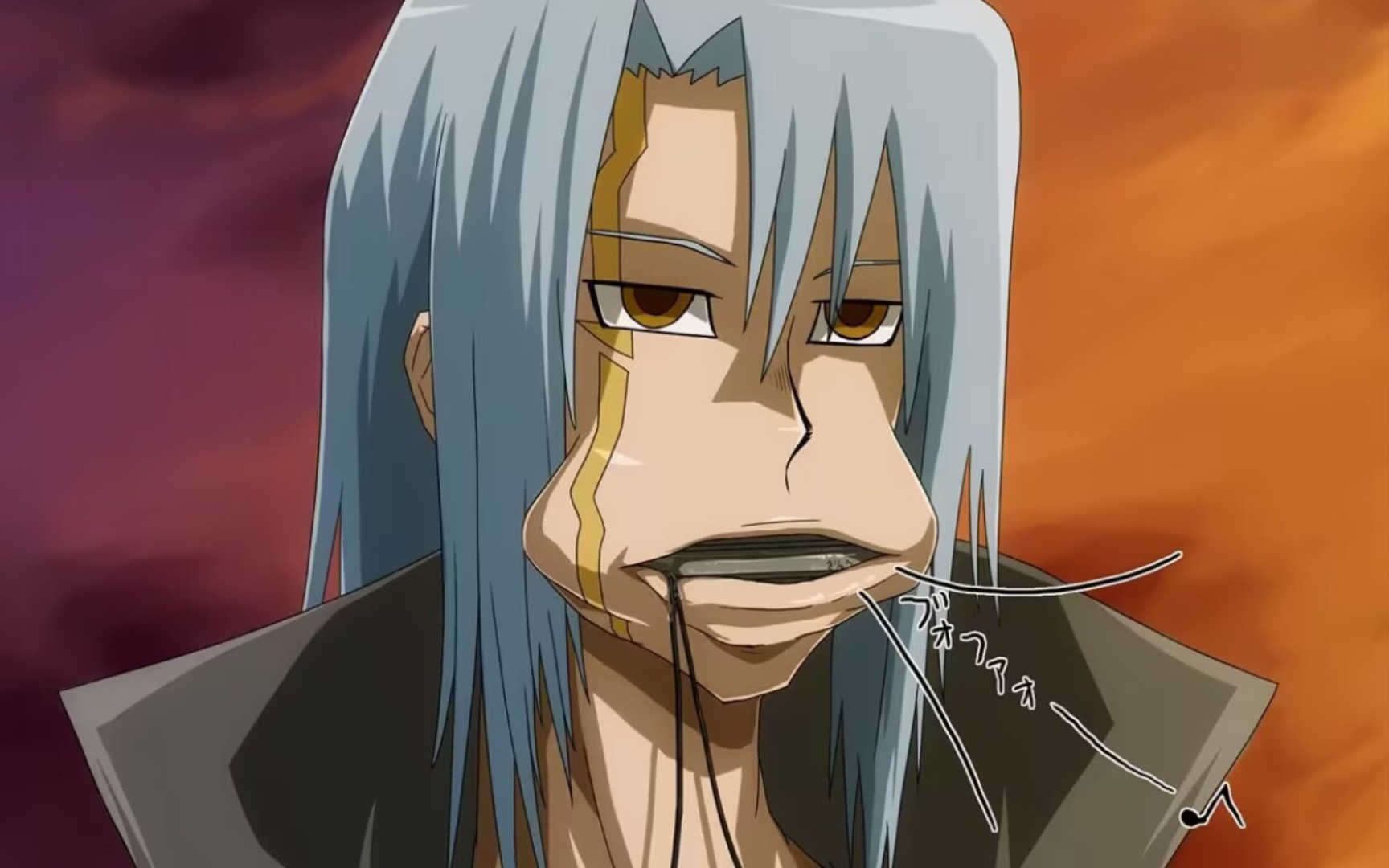 在吹口琴的鬼柳【游戏王趣图】