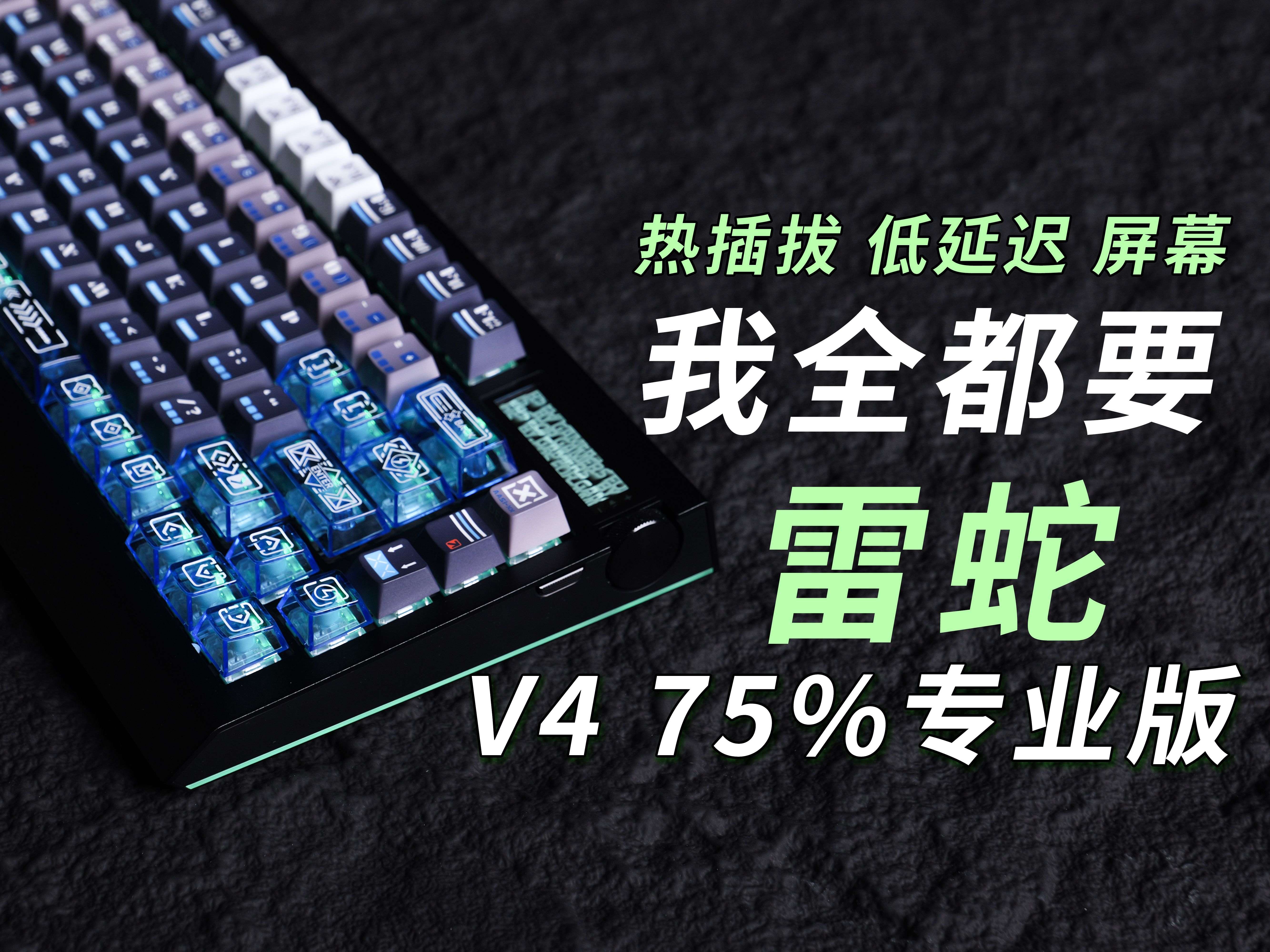 这就是雷蛇最水桶的键盘了!—RAZER 黑寡妇V4 75%专业版上手简评哔哩哔哩bilibili