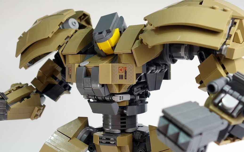 砌砖小哥moc教程环太平洋2凤凰游击士机甲