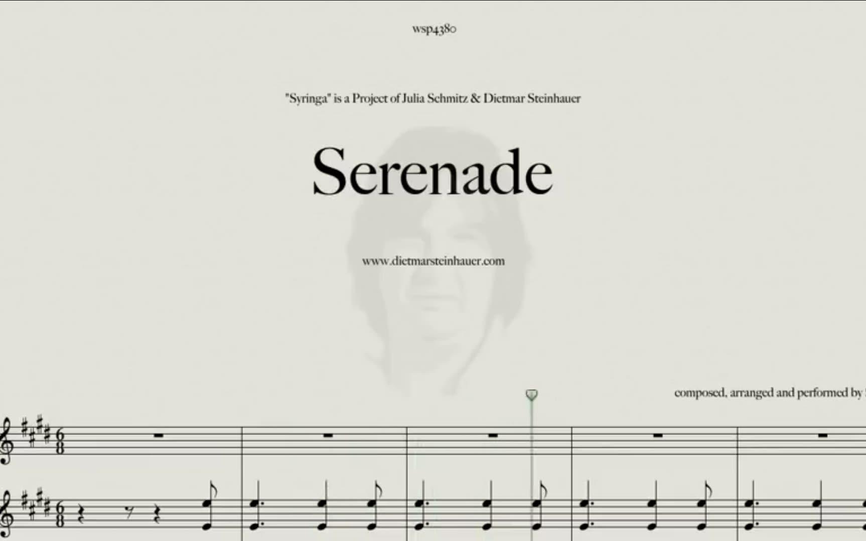 [图]钢琴原谱教学：《小夜曲》（Serenade）