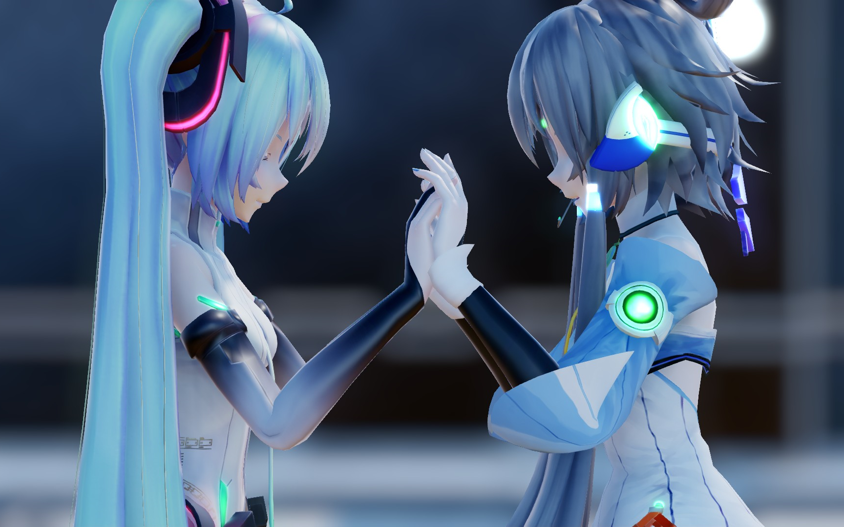 【miku 洛天依mmd】60fps 誰ガ為ノ世界 遲到的新年快樂