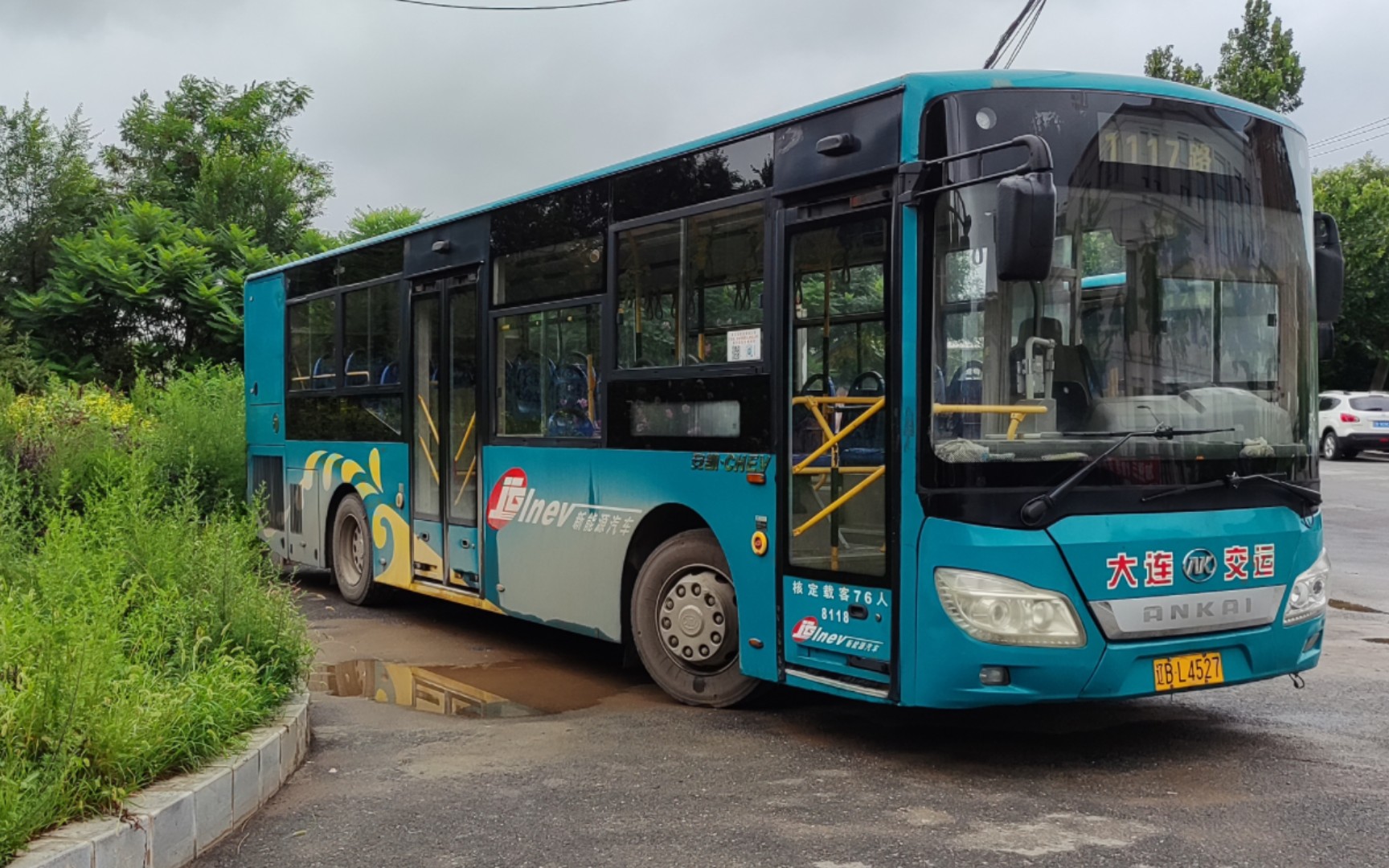 【pov-16】大连交运集团远大客运1117路(辛水路62北河桥)安凯hff