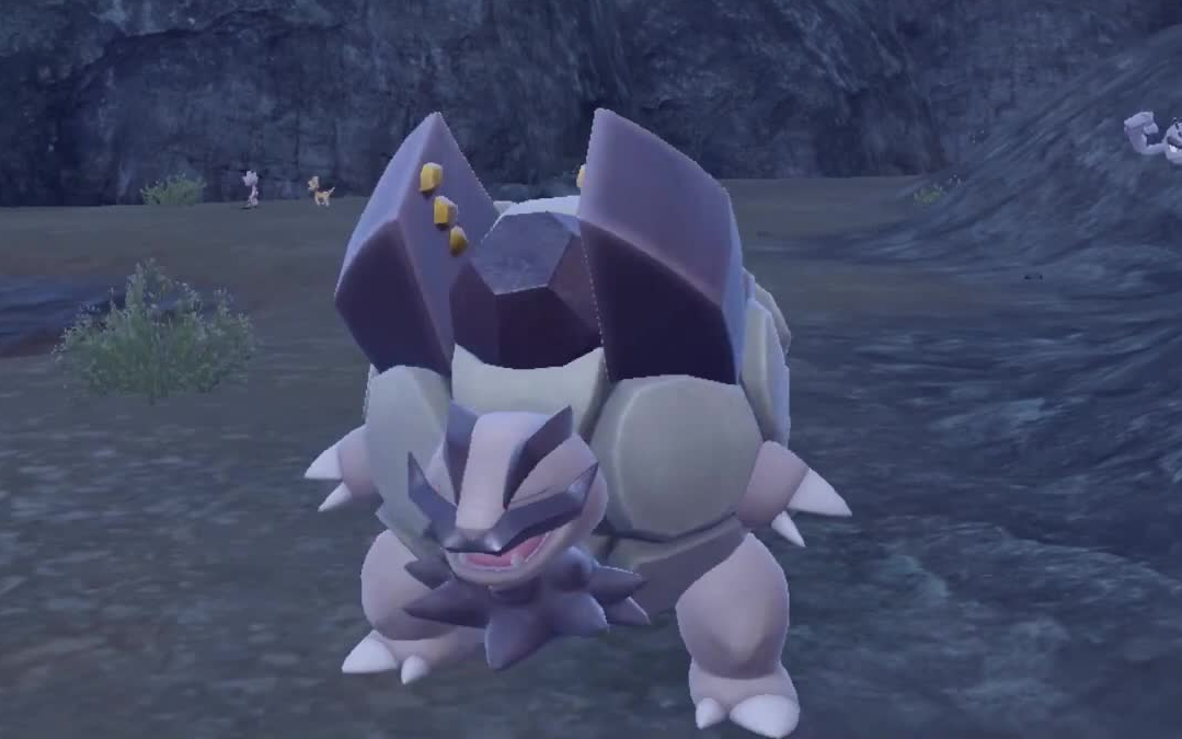 【宝可梦朱紫】同步器 动作展示 no.76 隆隆岩 阿罗拉的样子
