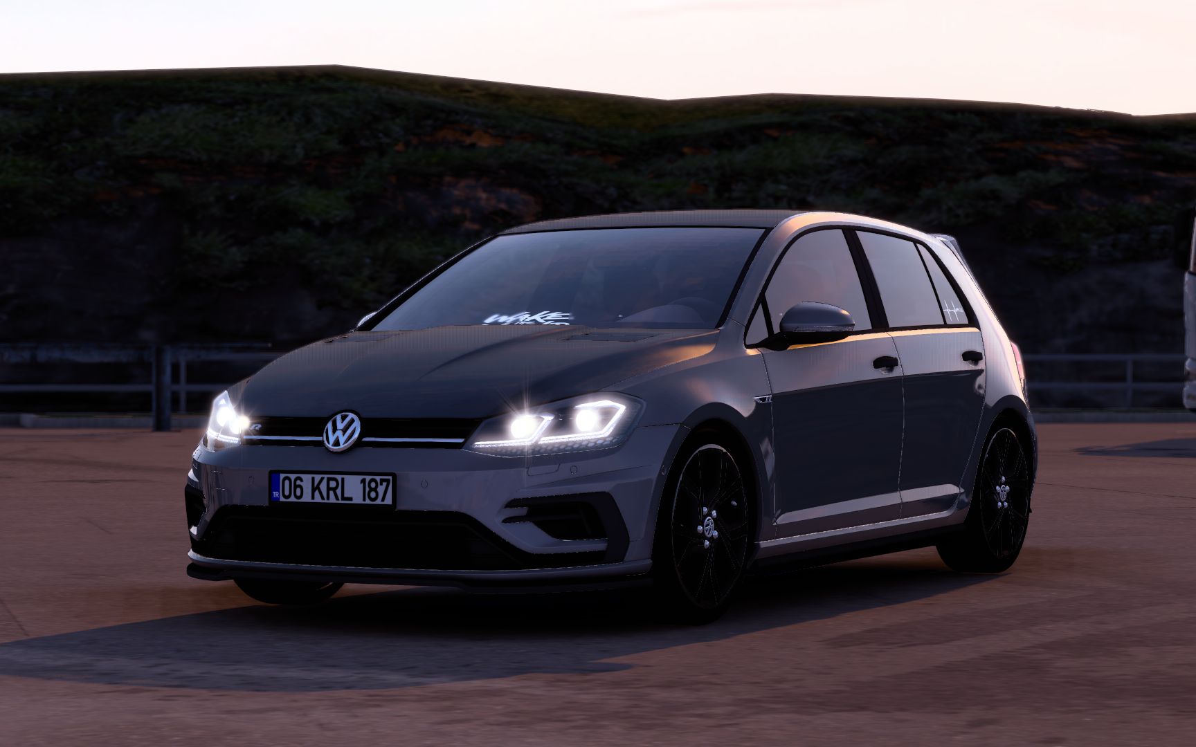 欧美卡通用mod:大众高尔夫 7.5 r line 2018_哔哩哔哩_bilibili