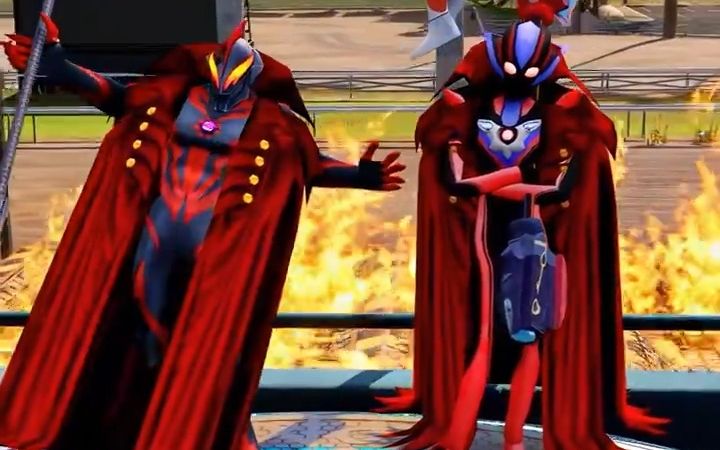 格丽乔加入黑暗军团,把赛罗和迪迦抓来献给贝利亚