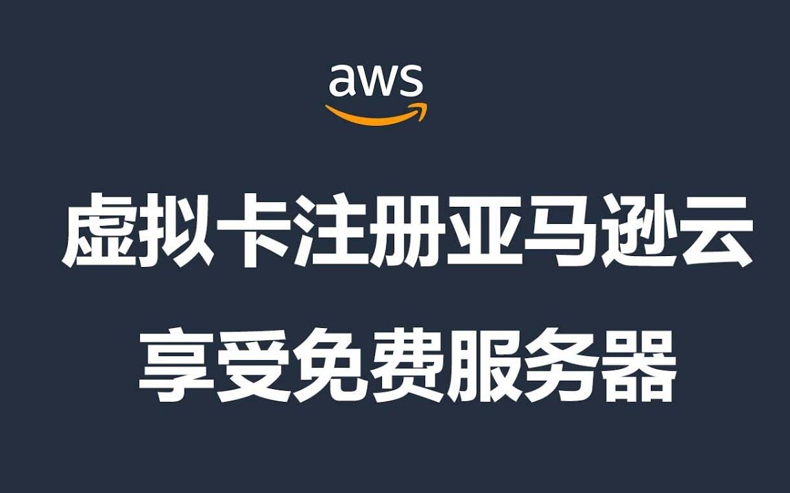虚拟卡注册亚马逊云AWS,EC2免费1年,轻量型服务器(免费3个月)可循环删除重建哔哩哔哩bilibili