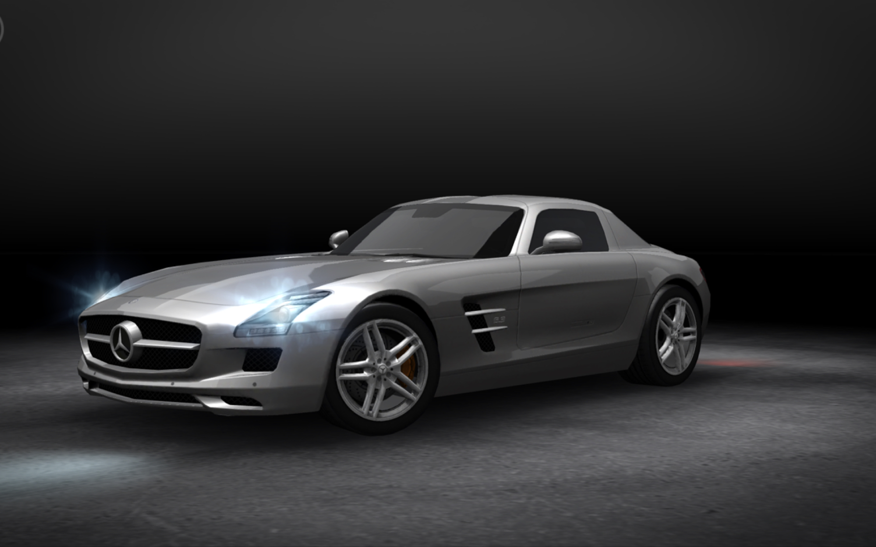 【极品飞车17】奔驰 sls amg 计时赛 全程漂移(晃眼啊)