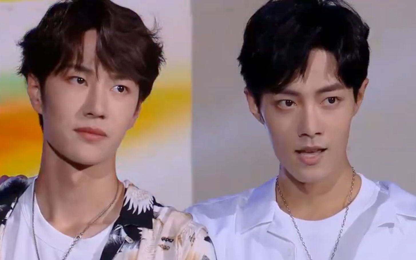 王一博肖战的甜蜜日常肖博合体亮相舞台上演方言版陈情令