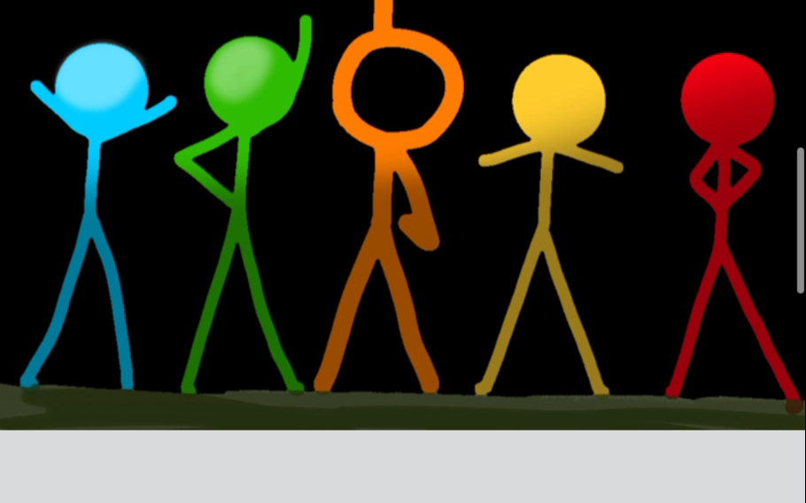 alan的火柴人庆祝新年(绘画过程)