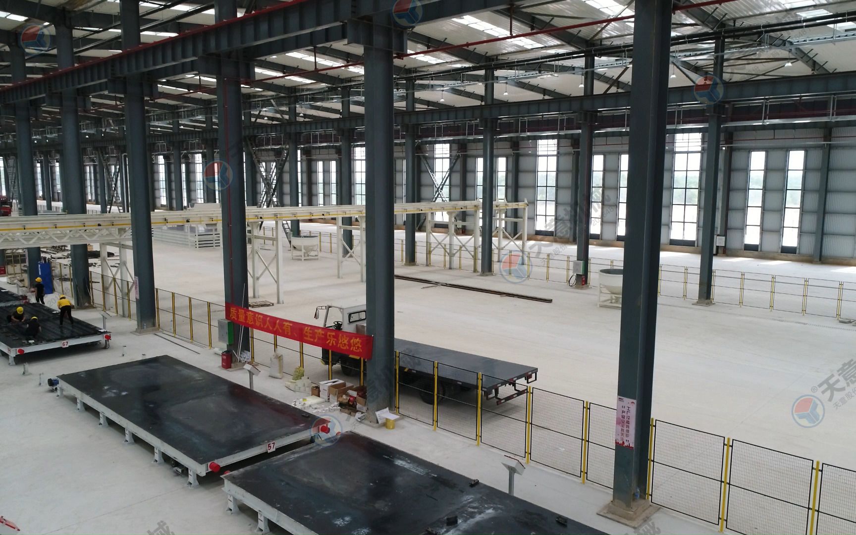 叠合板生产线 天意机械pc预制构件机器 装配式预制板材生产设备