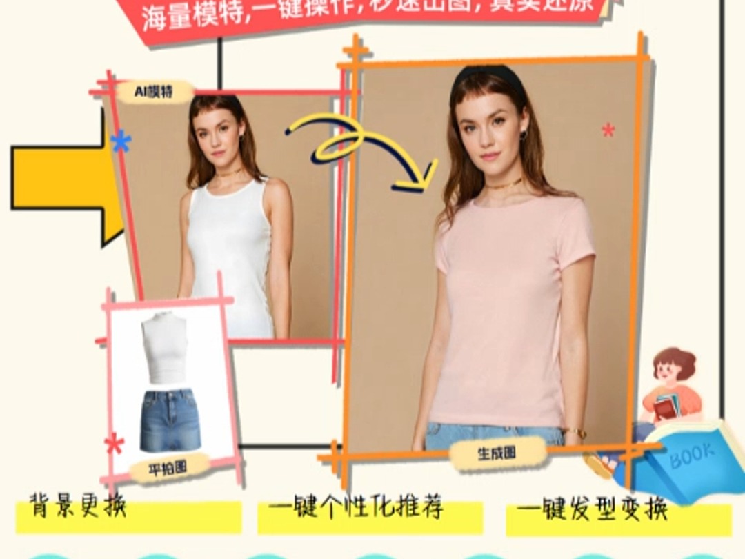 AI服装穿衣服效果图软件哪个效果好哔哩哔哩bilibili