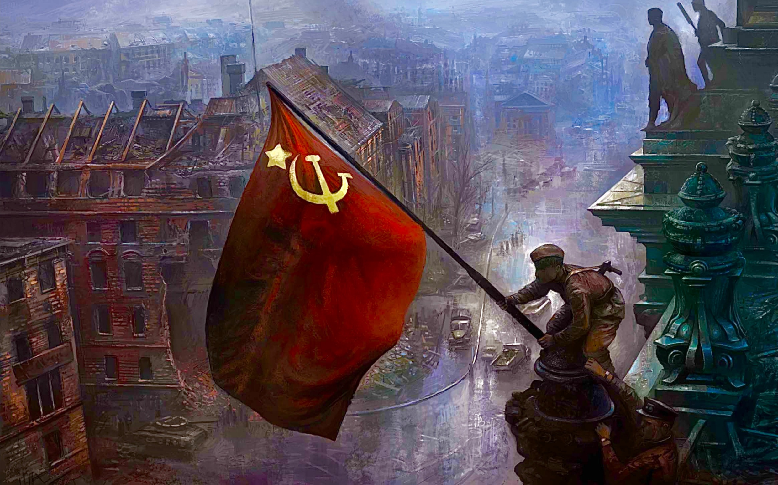 第二次世界:柏林战役,苏联红军攻占德国国会大厦