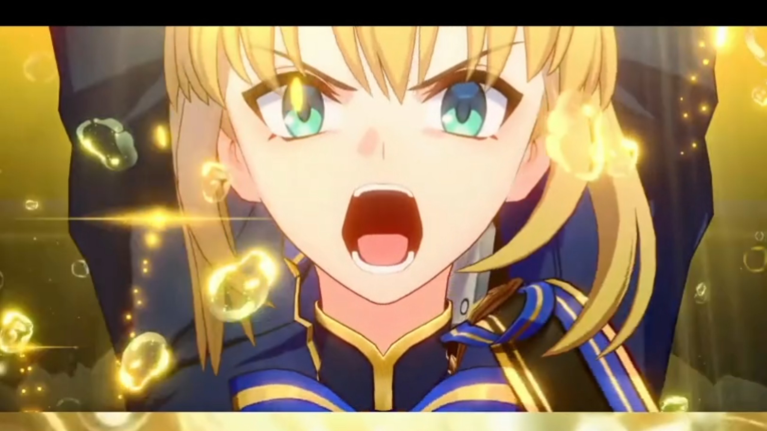 崩铁和动画版saber大招对比!日配