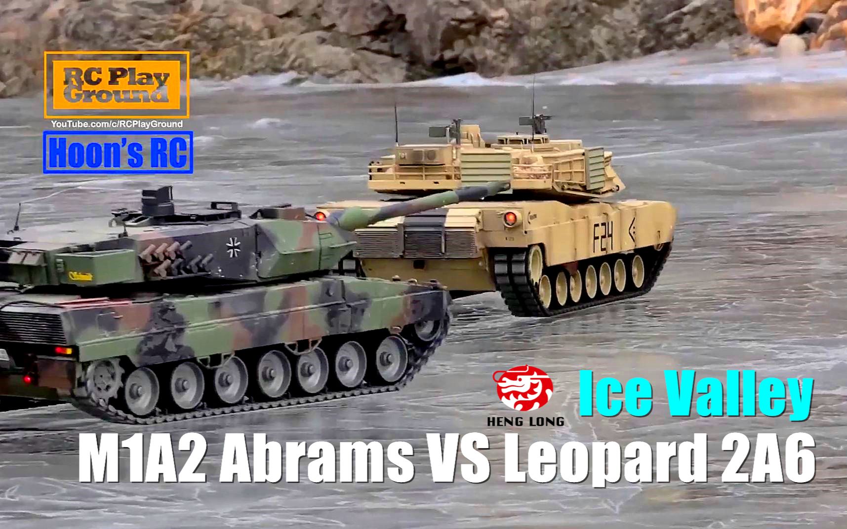 豹2a6主战坦克·冰面走行影像