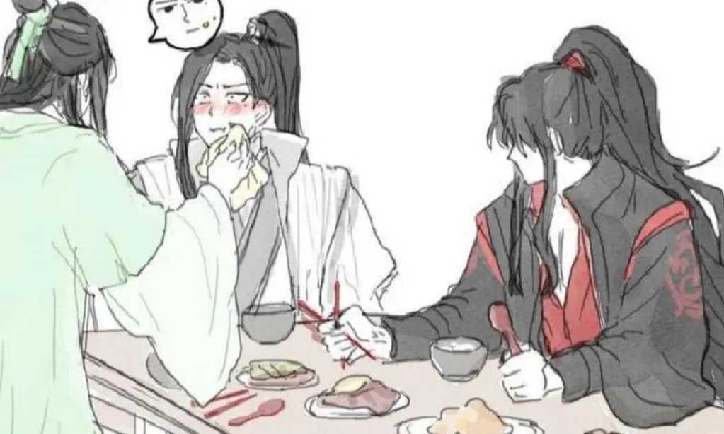 渣反#无用的吃饭小知识#吃饭师尊关心别人怎么办?冰妹,掀桌就对了!